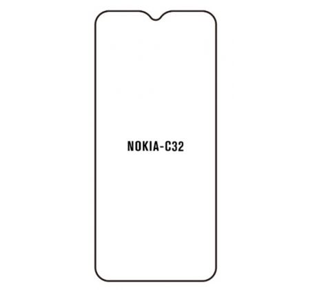 Hydrogel - ochranná fólie - Nokia C32 (case friendly)  