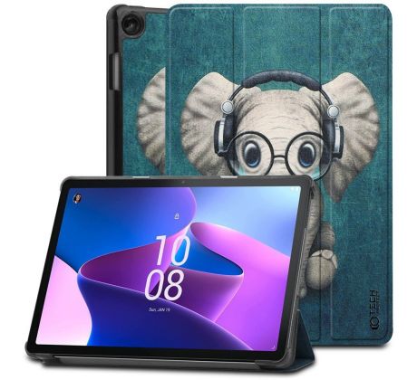 KRYT TECH-PROTECT SMARTCASE LENOVO TAB M10 10.1 3RD GEN TB-328 HAPPY ELEPHANT