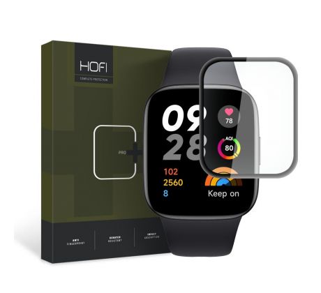 HYBRIDNÍ SKLO HOFI HYBRID PRO+ XIAOMI REDMI WATCH 3 BLACK