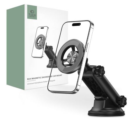 DRŽÁK DO AUTA TECH-PROTECT N54 MAGNETIC MAGSAFE DASHBOARD CAR MOUNT BLACK