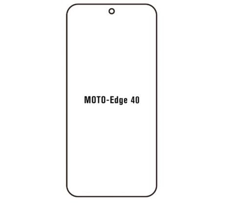 Hydrogel - ochranná fólie - Motorola Edge 40 (case friendly) 