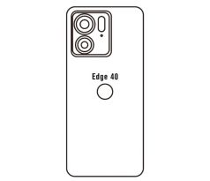 Hydrogel - matná zadní ochranná fólie - Motorola Edge 40 