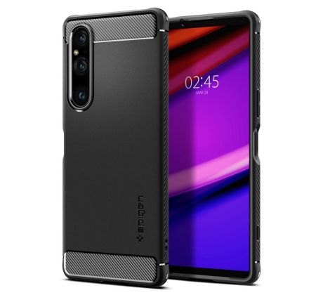 KRYT SPIGEN RUGGED ARMOR SONY XPERIA 1 V MATTE BLACK