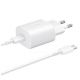 EP-TA800EWE 25W + EP-DA905BWE Samsung USB-C Cestovní nabíječka White 