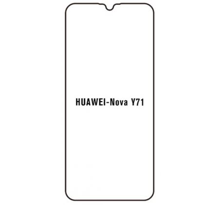 Hydrogel - ochranná fólie - Huawei Nova Y71 (case friendly) 