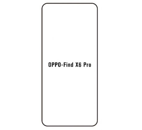 Hydrogel - ochranná fólie - OPPO Find X6 Pro