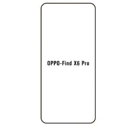 Hydrogel - ochranná fólie - OPPO Find X6 Pro