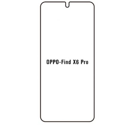 Hydrogel - matná ochranná fólie - OPPO Find X6 Pro