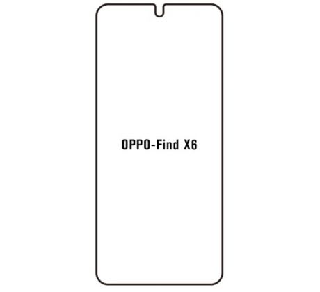 Hydrogel - matná ochranná fólie - OPPO Find X6 