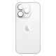iPhone 14 Pro Max - Sklo zadního housingu se zvětšeným otvorem na kameru - Silver 