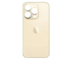 iPhone 14 Pro Max - Sklo zadního housingu se zvětšeným otvorem na kameru - Gold 