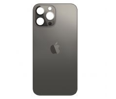 iPhone 14 Pro Max - Sklo zadního housingu se zvětšeným otvorem na kameru - Space Black
