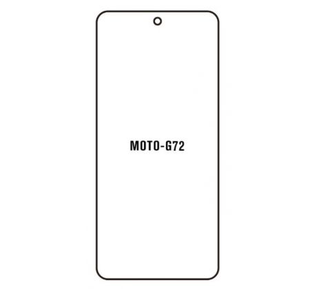 Hydrogel - ochranná fólie - Motorola Moto G72 (case friendly)