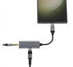 REDUKCE TECH-PROTECT ULTRABOOST ADAPTER TYPE-C TO MINI JACK 3.5MM & TYPE-C BLACK