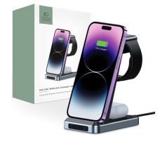 BEZDRÁTOVÁ NABÍJEČKA TECH-PROTECT QI15W-A26 3IN1 WIRELESS CHARGER BLACK