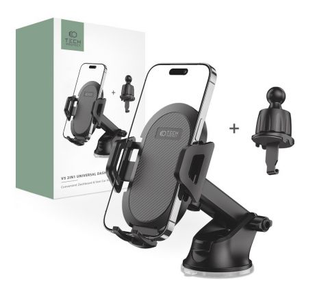 DRŽÁK DO AUTA TECH-PROTECT V5 UNIVERSAL DASHBOARD & VENT CAR MOUNT BLACK