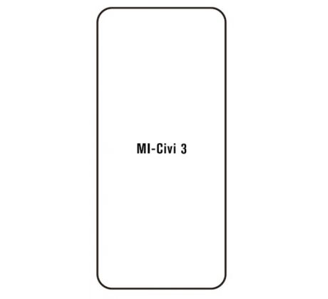 Hydrogel - ochranná fólie - Xiaomi Civi 3 (case friendly) 