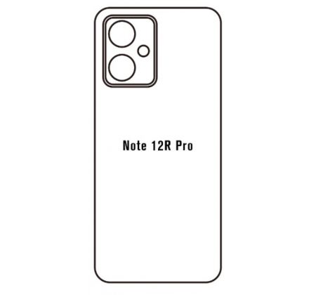 Hydrogel - matná zadní ochranná fólie - Xiaomi Redmi Note 12R Pro