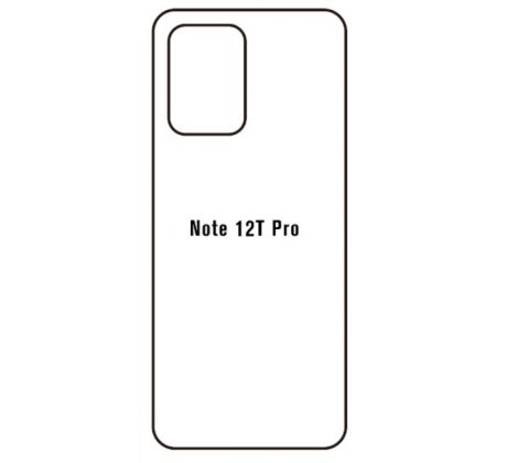 Hydrogel - zadní ochranná fólie - Xiaomi Redmi Note 12T Pro