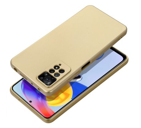 METALLIC Case  Xiaomi Redmi Note 12 4G zlatý