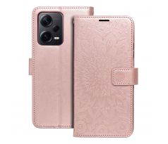 MEZZO Book   Xiaomi Redmi Note 12 Pro Plus 5G mandala rose zlatý