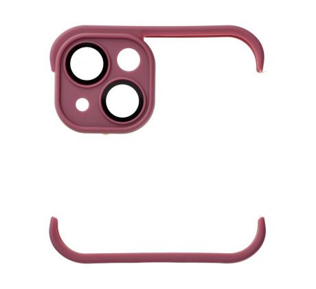 Bumper s ochranou zadní kamery - iPhone 13 cherry