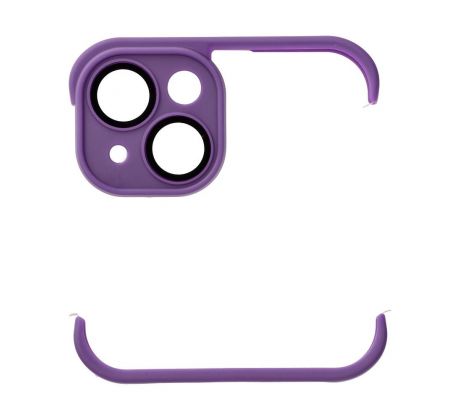 Bumper s ochranou zadní kamery - iPhone 14  fialový