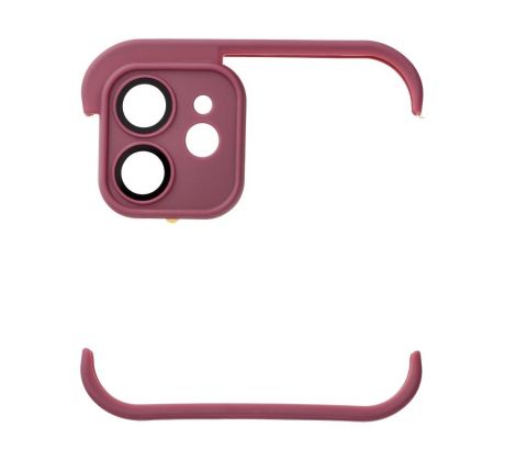 Bumper s ochranou zadní kamery - iPhone 12 cherry