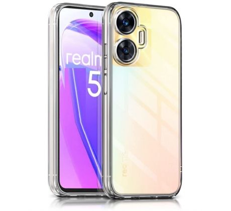 Transparentní silikonový kryt s tloušťkou 0,5mm  -  Realme C55 průsvitný