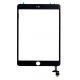 Apple iPad Mini 3 - dotyková plocha, sklo (digitizér) s IC konektorem - černý (bez home buttonu) 