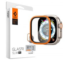 OCHRANNÉ TVRZENÉ SKLO SPIGEN GLAS.TR SLIM PRO APPLE WATCH ULTRA (49 MM) ORANGE