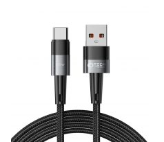 NABÍJECÍ A DATOVÝ KABEL TECH-PROTECT ULTRABOOST TYPE-C CABLE 66W/6A 200CM GREY