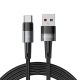 NABÍJECÍ A DATOVÝ KABEL TECH-PROTECT ULTRABOOST TYPE-C CABLE 66W/6A 200CM GREY