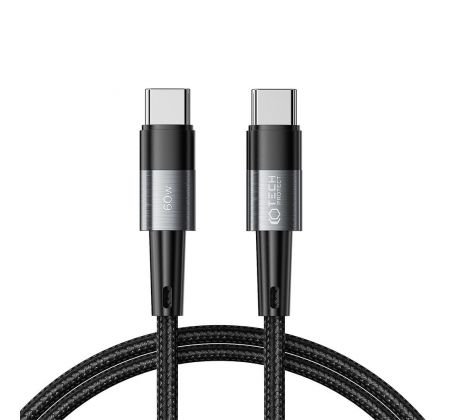 NABÍJECÍ A DATOVÝ KABEL TECH-PROTECT ULTRABOOST TYPE-C CABLE PD60W/3A 100CM GREY