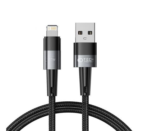 NABÍJECÍ A DATOVÝ KABEL TECH-PROTECT ULTRABOOST LIGHTNING CABLE 12W/2.4A 100CM GREY