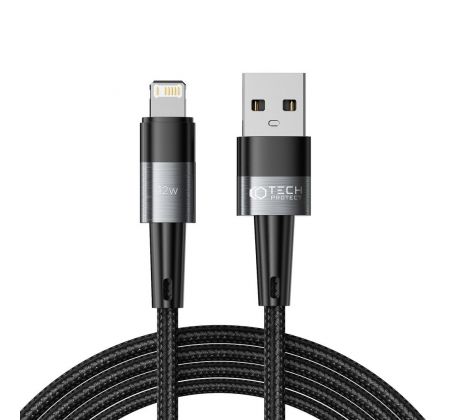 NABÍJECÍ A DATOVÝ KABEL TECH-PROTECT ULTRABOOST LIGHTNING CABLE 12W/2.4A 200CM GREY