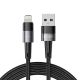 NABÍJECÍ A DATOVÝ KABEL TECH-PROTECT ULTRABOOST LIGHTNING CABLE 12W/2.4A 200CM GREY