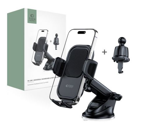 DRŽÁK DO AUTA TECH-PROTECT V6 UNIVERSAL DASHBOARD & VENT CAR MOUNT BLACK