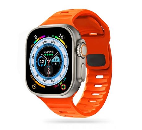 ŘEMÍNEK TECH-PROTECT ICONBAND LINE APPLE WATCH 4 / 5 / 6 / 7 / 8 / 9 / SE / ULTRA 1 / 2 (42 / 44 / 45 / 49 MM) ORANGE