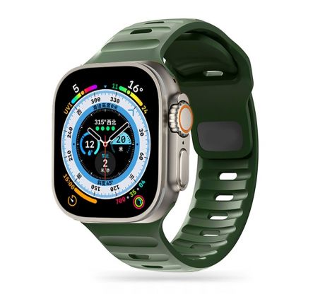 ŘEMÍNEK TECH-PROTECT ICONBAND LINE APPLE WATCH 4 / 5 / 6 / 7 / 8 / 9 / SE / ULTRA 1 / 2 (42 / 44 / 45 / 49 MM) ARMY GREEN