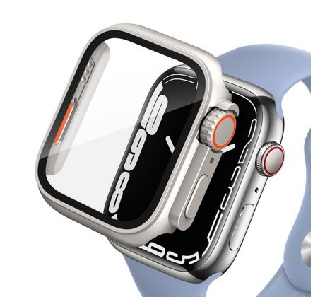 KRYT/OCHRANA DISPLEJE TECH-PROTECT DEFENSE360 APPLE WATCH 7 / 8 / 9 (45 MM) TITANIUM/ORANGE