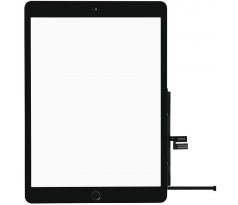 Apple iPad 9 (10.2) 2021 - dotyková plocha, sklo (digitizér) + home tlačítko - černé