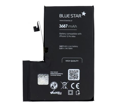 Baterie iPhone 12 Pro Max 3687mAh  Blue Star HQ