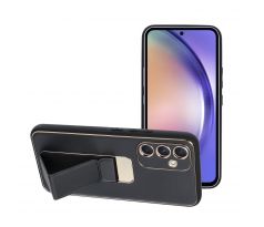 LEATHER Case Kickstand  Samsung Galaxy A54 5G černý