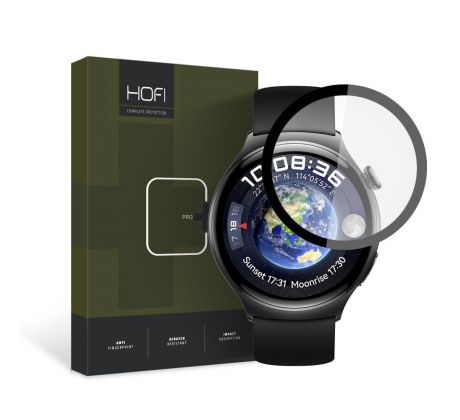 HYBRIDNÍ SKLO HOFI HYBRID PRO+ HUAWEI WATCH 4 (46 MM) BLACK