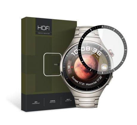 HYBRIDNÍ SKLO HOFI HYBRID PRO+ HUAWEI WATCH 4 PRO (48 MM) BLACK