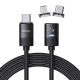 NABÍJECÍ A DATOVÝ KABEL TECH-PROTECT ULTRABOOST MAGNETIC CABLE LIGHTNING & TYPE-C PD27W/3A 200CM BLACK