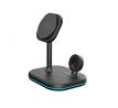 BEZDRÁTOVÁ NABÍJEČKA TECH-PROTECT QI15W-A27 3IN1 MAGNETIC MAGSAFE WIRELESS CHARGER BLACK