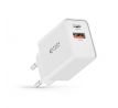 SÍŤOVÁ NABÍJEČKA NA MOBIL A TABLET TECH-PROTECT NC30W 2-PORT NETWORK CHARGER PD30W/QC3.0 WHITE