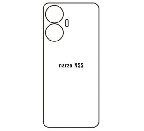 Hydrogel - matná zadní ochranná fólie - Realme Narzo N55